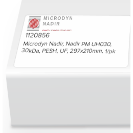STERLITECH Microdyn Nadir, Nadir PM UH030, 30kDa, PESH, UF, 297 x 210mm, 1/pk 300070